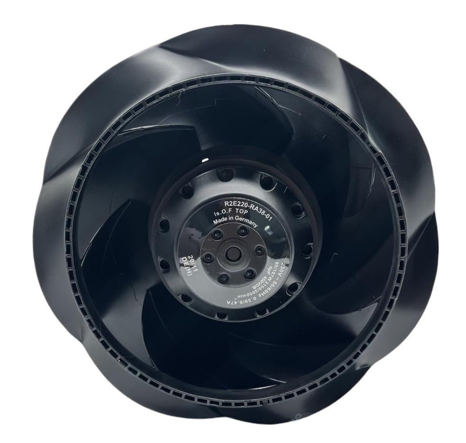 PEQYUACTE Centrifugal Fan R2E220-RA38-01 R2E220-RA38-12 R2E220-RA38-19(R2E220-RA38-01)