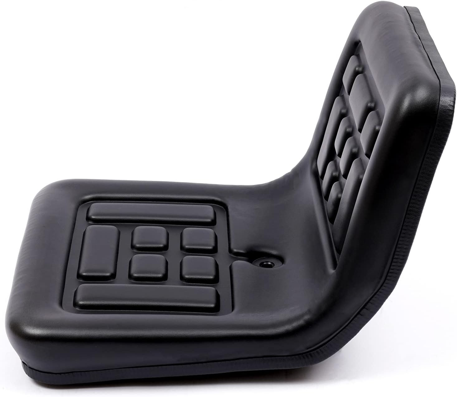 review Tractor Seat Replacement Universal Lawn Mower Seat Adjustable Angle Base With a Drain Hole & 140mm Sliding Rails 14.2x13.8x11.8in Black Easy Installation For Lawn Mower & Compact Tractor