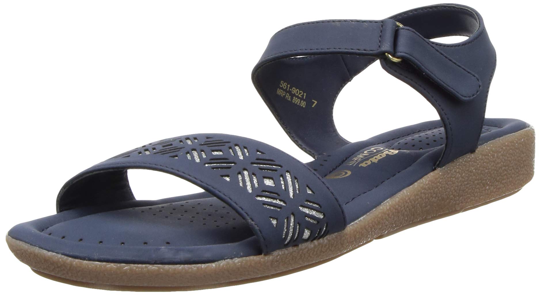 Bata women Sandal BRIO SANDAL( 5619721) _Navy_UK3 (B08THSTFN1) Amazon Price History, Amazon Price Tracker