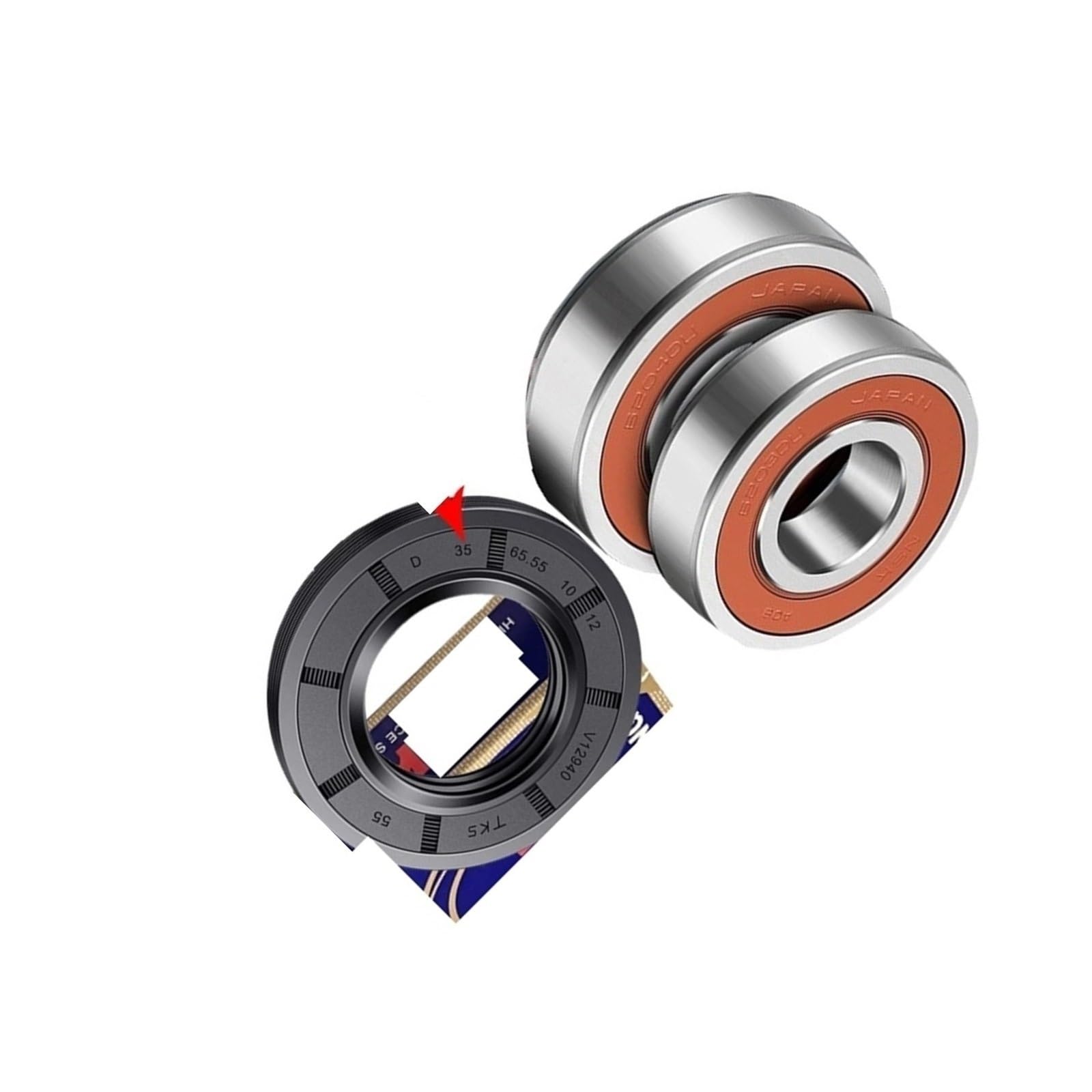 Rodamientos De Lavadora (+ 6205 6206 35 65,55 10 12，Compatible Con Samsung