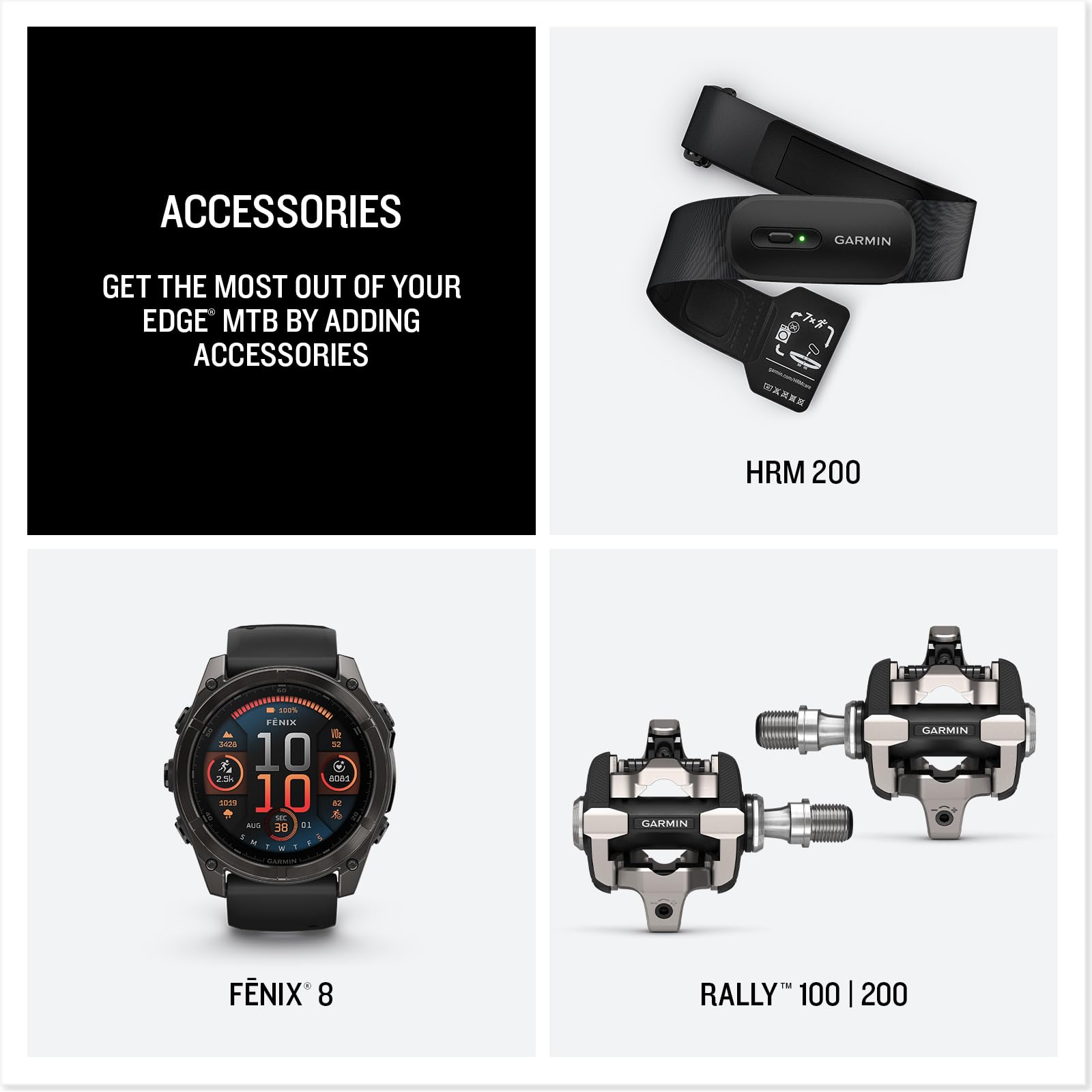 Garmin® Edge® MTB, robusto computer GPS per bicicletta con mappe dei sentieri precaricate a colori e tracciamento avanzato delle prestazioni per mountain bike