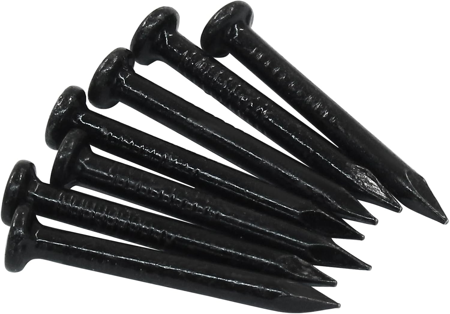 Hardware Nails, 1 inch, Black Carbon Steel, 50pcs