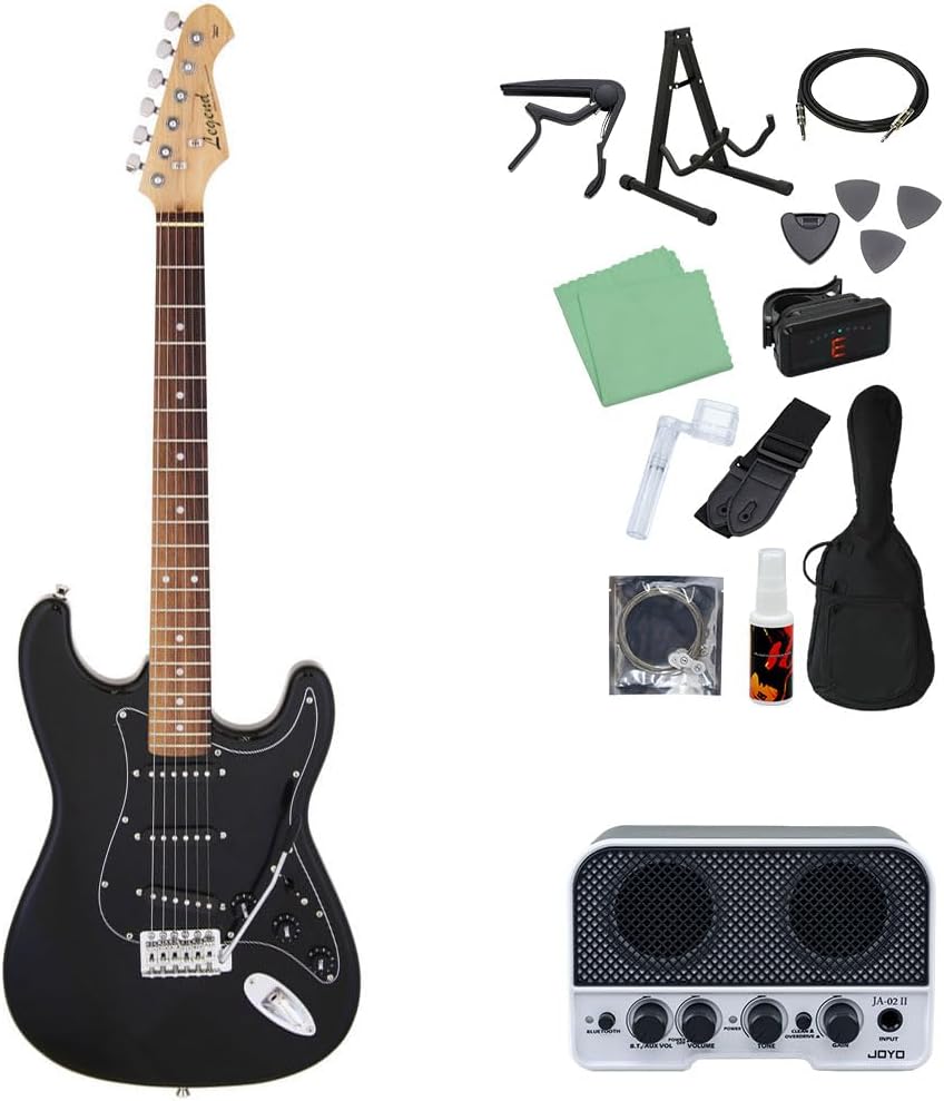 LEGEND LST-Z エレキギター初心者14点セット【Bluetooth搭載ミニアンプ