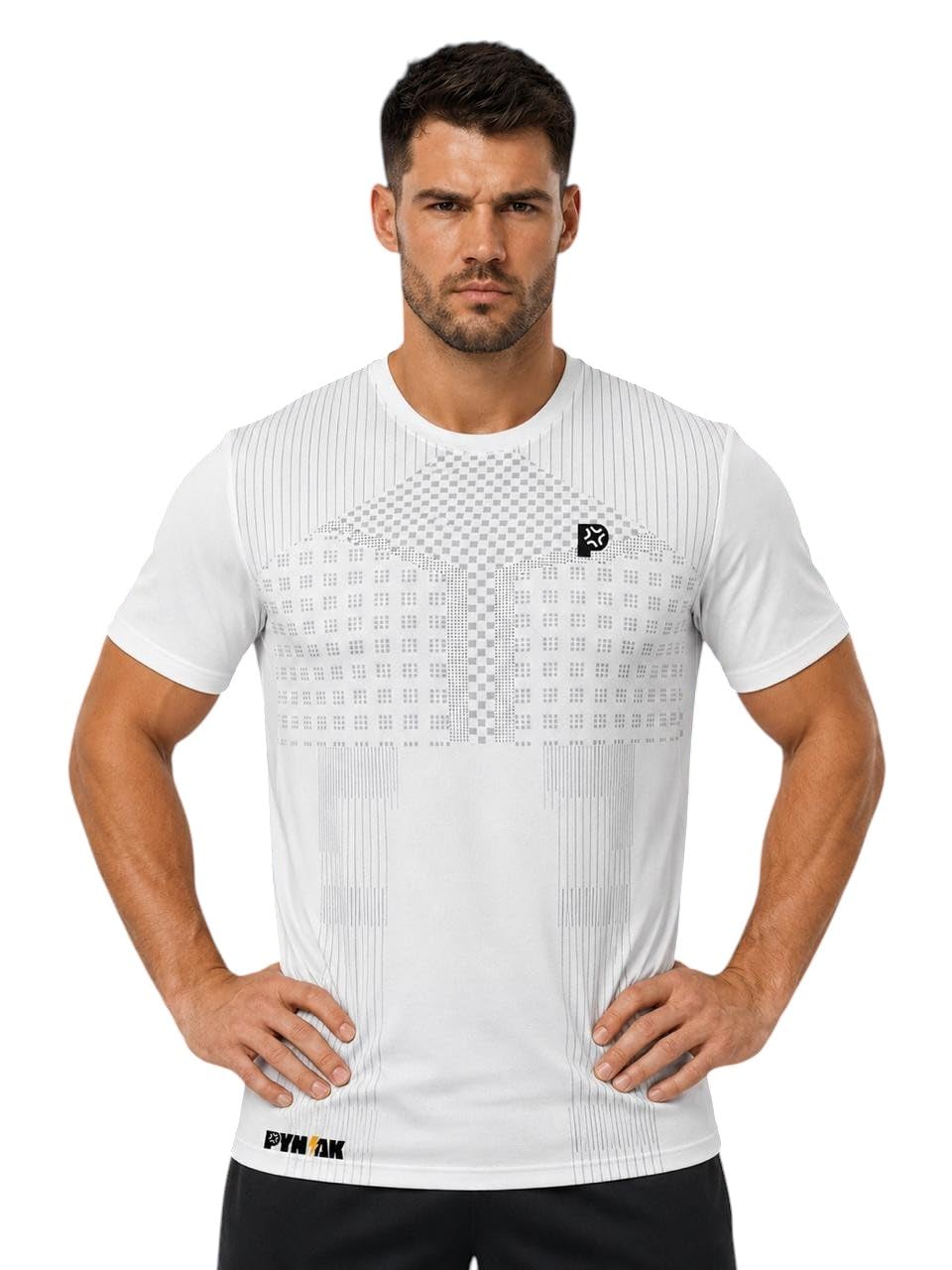 Men's Active Wear T-Shirt | 100% Polyester | Regular Fit | Round ...