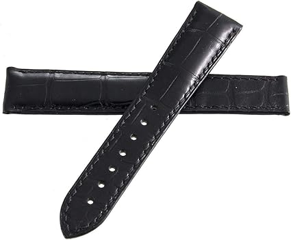 omega 19mm leather strap