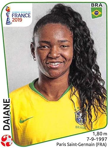 2019 Panini FIFA Women's World Cup France Album Stickers (Individual Sticker Only) Soccer #223 Daiane Brazil 2 Inch by 2 12 Inch Collectible Sticker 2019 Panini FIFA Women's World Cup France Album Stickers (Individual Sticker Only) Soccer #223 Daiane Brazil 2 Inch by 2 12 Inch Collectible Sticker