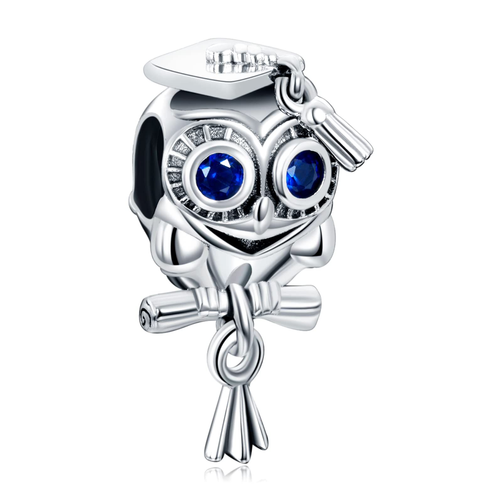 Annmors 925 Sterling Silver Charms, Travel Ocean Summer Bead Dangle for Women Bracelet Necklace Graduation Holiday Jewelry Gift