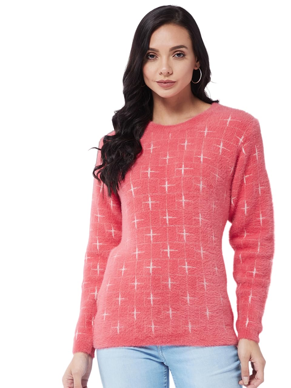 modeve Women Flower Print Sweater for Winters||Winterwear||-picture-18