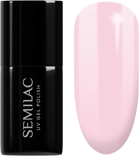 SEMILAC Gel Nail Polish 002 Delicate French - Hybrid Gel Nails