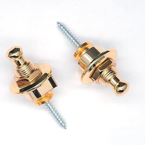 Miniatura 8 de Juego de 2 piezas de correa de guitarra, botones de bloqueo, correa de guitarra, sistema de retención de bloqueo de correa de liberación rápida para