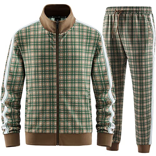 W JIANWANG Herren Jogginganzug Trainingsanzug Sportanzug Fußball Sporthose für Gym Tracksuit Atmungsaktiv Hausanzug Grün JW-2601-S W JIANWANG Herren Jogginganzug Trainingsanzug Sportanzug Fußball Sporthose für Gym Tracksuit Atmungsaktiv Hausanzug Grün JW-2601-S