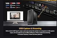 Vista 4 de AVMATRIX HVS0401U 4 Chanel HDMI/DP PC Control remoto Conmutador de vídeo SDI USB Tipo-C PGM Multiview para grabación de transmisión en vivo