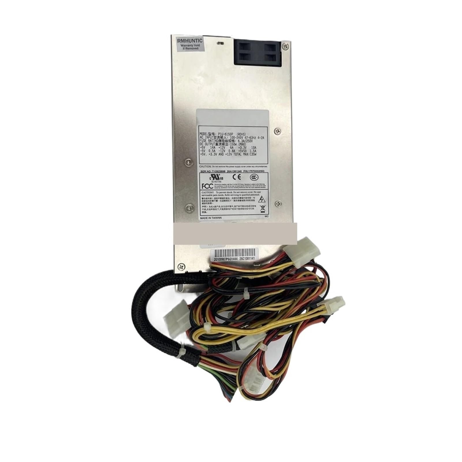 BACYDLPL P1U-6150P 1U 150W Power Supply