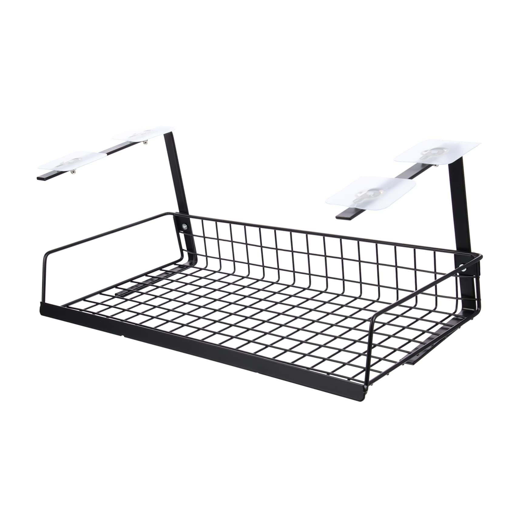 Organizador de Cables Debajo del Escritorio para Gestión de Cables Soporte para Escritorio Bandeja de Alambre para Oficina y Hogar Color Negro