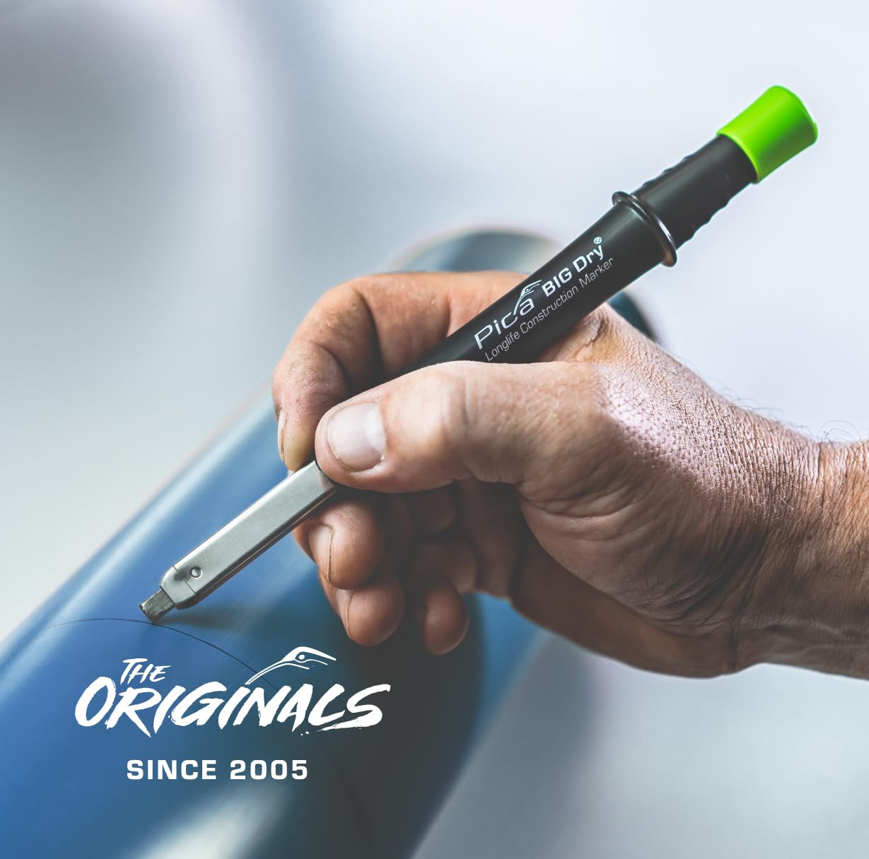 Pica Big Dry Marker for Construction, Graphite — Amazon image 3