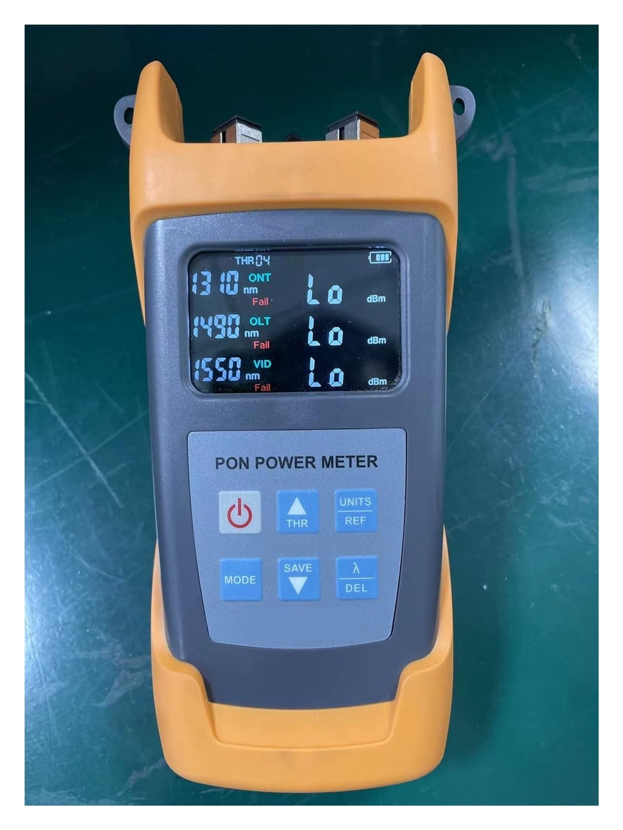 Tester kabli sieciowych, JW3213 PON FTTX Miernik Mocy Optycznej 1310/1490/1550nm Cyfrowy Tester Światłowodowy(With Dry Battery)