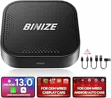 カーオーディオ DRIVIM CarPlay AI Box 4GB+64GB Android13 Amazon.com: Binize Carplay Ai Box Android 13 Compatible with