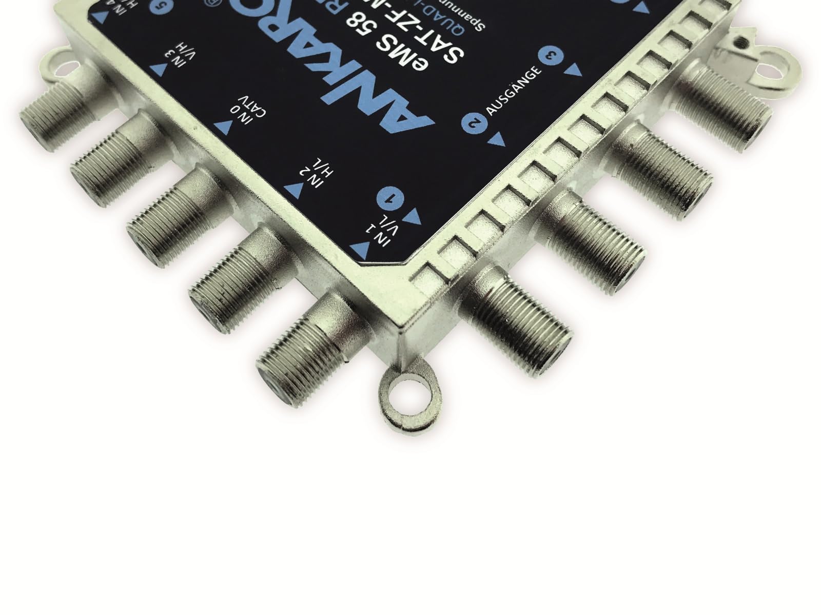 ANKARO 5/8 Multischalter EMS Zero- Watt mini Satverteiler ECO ohne Netzteil für 8 Teilnehmer