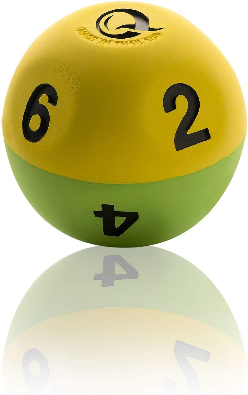 Qball Pro - Reaction Ball - World's Fastest Trainer! - Now Lighter - More Erratic Moderate Erratic Bounce. Allows Fast Bouncing and catching Without Chasing - Fast Results
