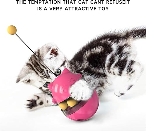 Miniatura 3 de Juguete dispensador de golosinas para gatos, juguete interactivo para gatos y bola de golosinas para gatos, vaso interactivo para gatos, alimentador