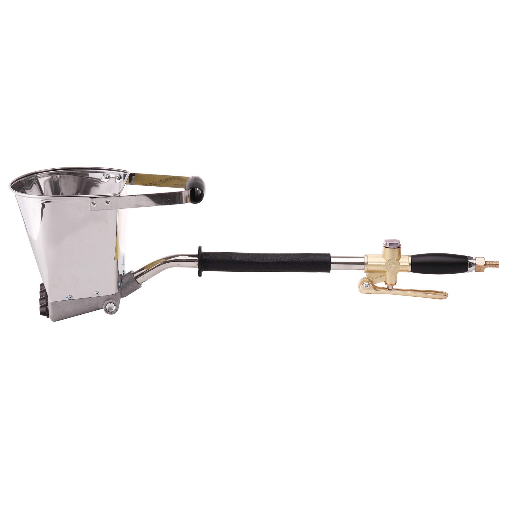 TC TECHNIC Pneumatyczny pistolet do natrysku cementu 4 l, metalowe dysze-fi 19 mm, ciężar 2,5 kg, w zestawie z dysze 11 mm i 9 mm, maszyna tynkarska, pistolet do tynkowania