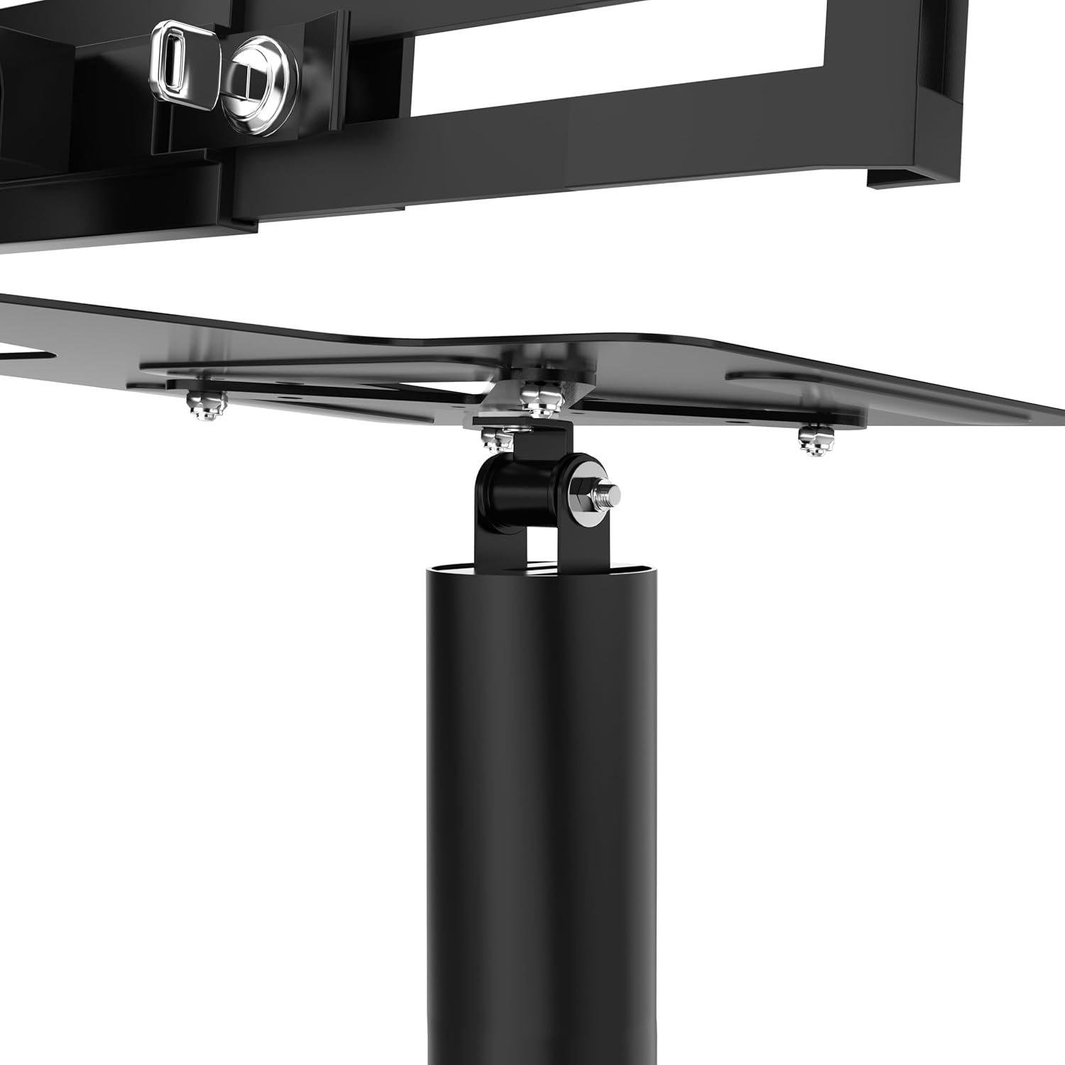 CTA Digital Laptop Security Arm - CTA Laptop Security Arm with Heavy-Duty Base - Compatible with Most 9.5” – 17.5” laptops,PAD-SAM