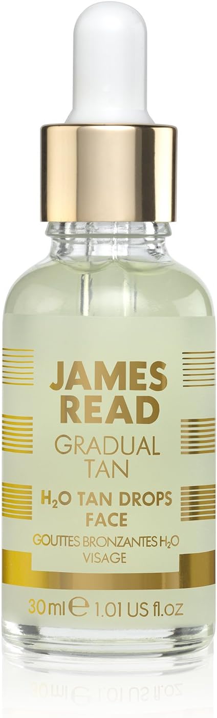 JAMES READH2O Gradual Tan Drops for the Face, Light to Medium Tone, 30ml