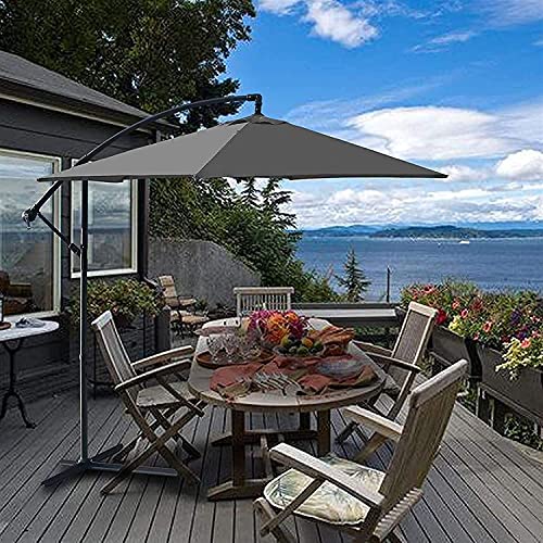 ガードレール Patio Umbrellas Patio Umbrella 10 Ft Cantilever Offset Umbrella Outdoor Market Hanging Umbrellas Garden Umbrella Crank With Cross Base(Color:d) #TOP4