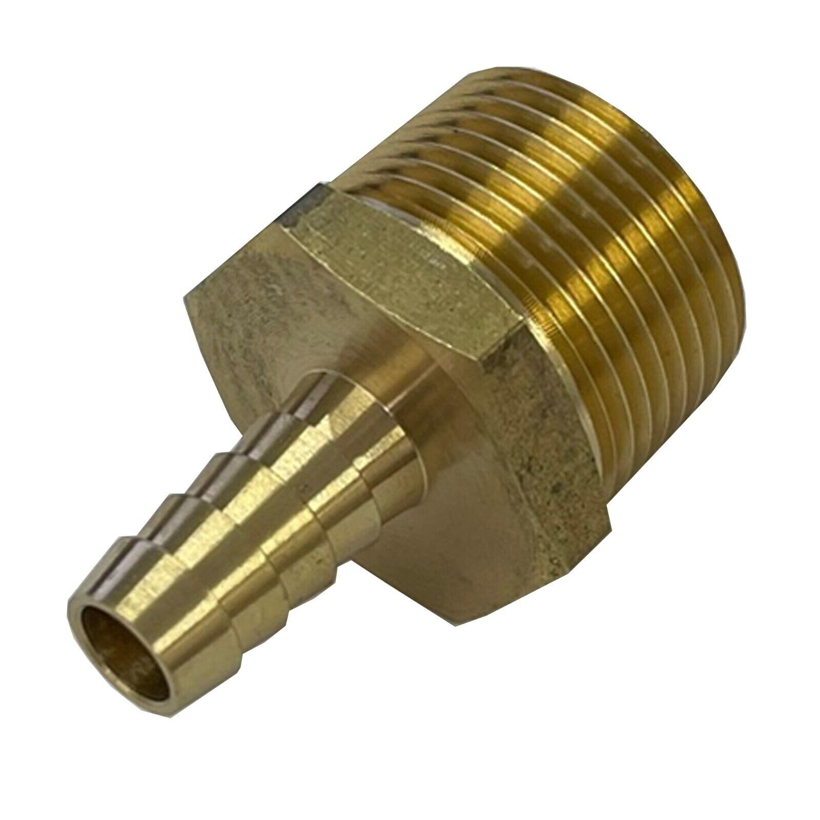 LPG Hose Nozzle 3/4" Male BSP Thread x 10mm Nipple for Flexible Gas Hose Pipe