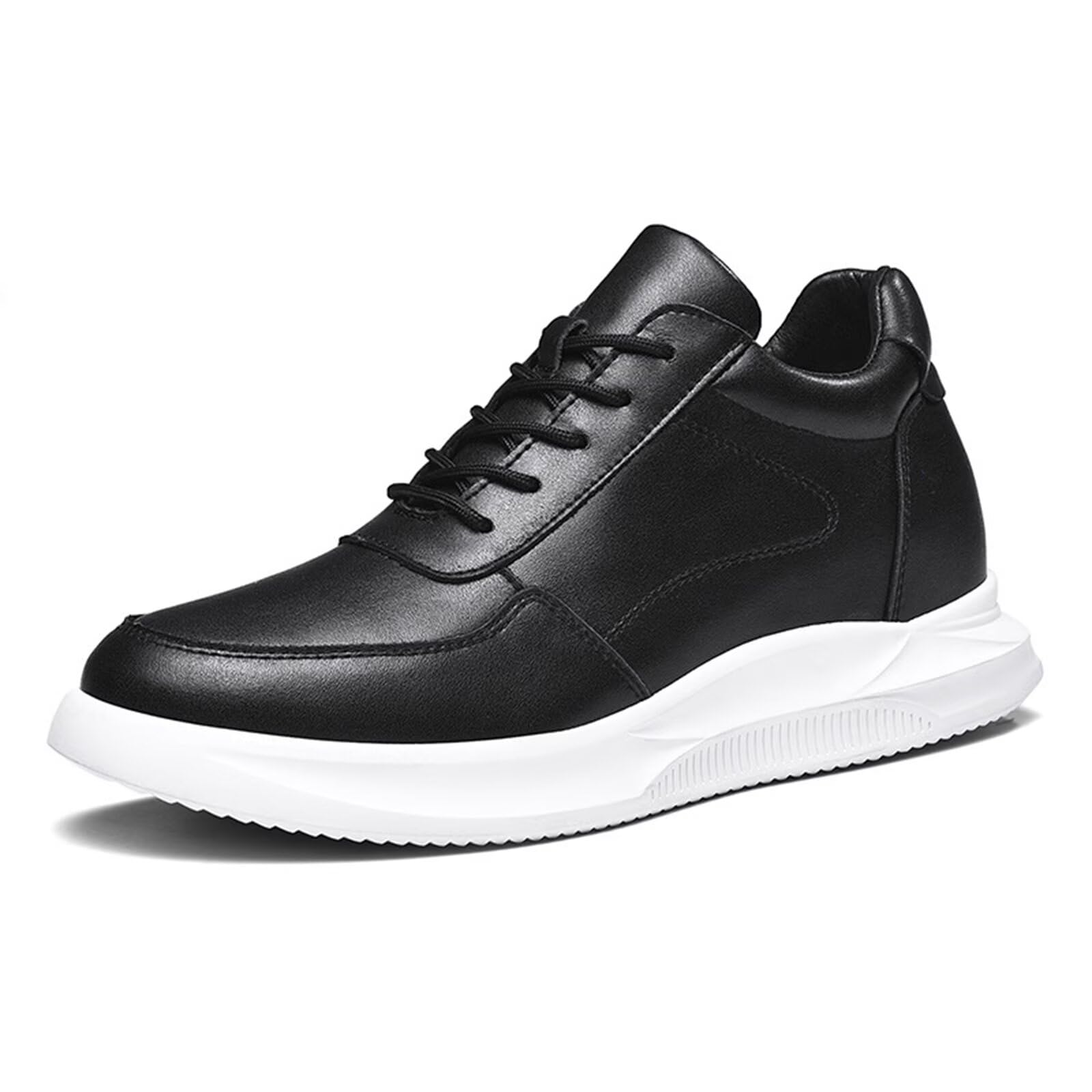 Scarpe rialzanti Invisibili da Uomo con Rialzo - Scarpe da Ginnastica Eleganti alla Moda con Lacci 2,36'' Casual Passeggio
