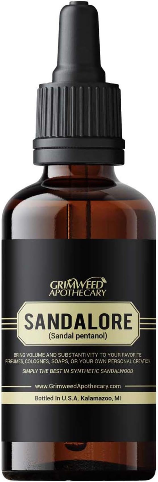 Sandalore Oil - Premium Sandalwood Fragrance - 15 mL - with Glass Dropper
