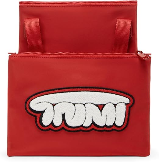 TUMI 折りたたみバッグ ジャストインケース【未使用】パイソン　レア　トゥミ Amazon.co.jp: TUMI ジャストインケーストート, Thank You White/Red