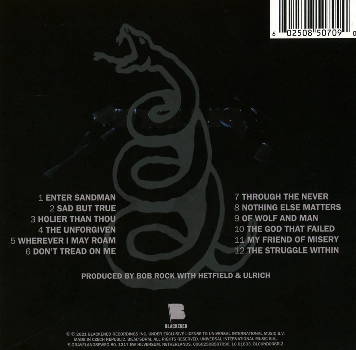 Metallica (Remastered CD)