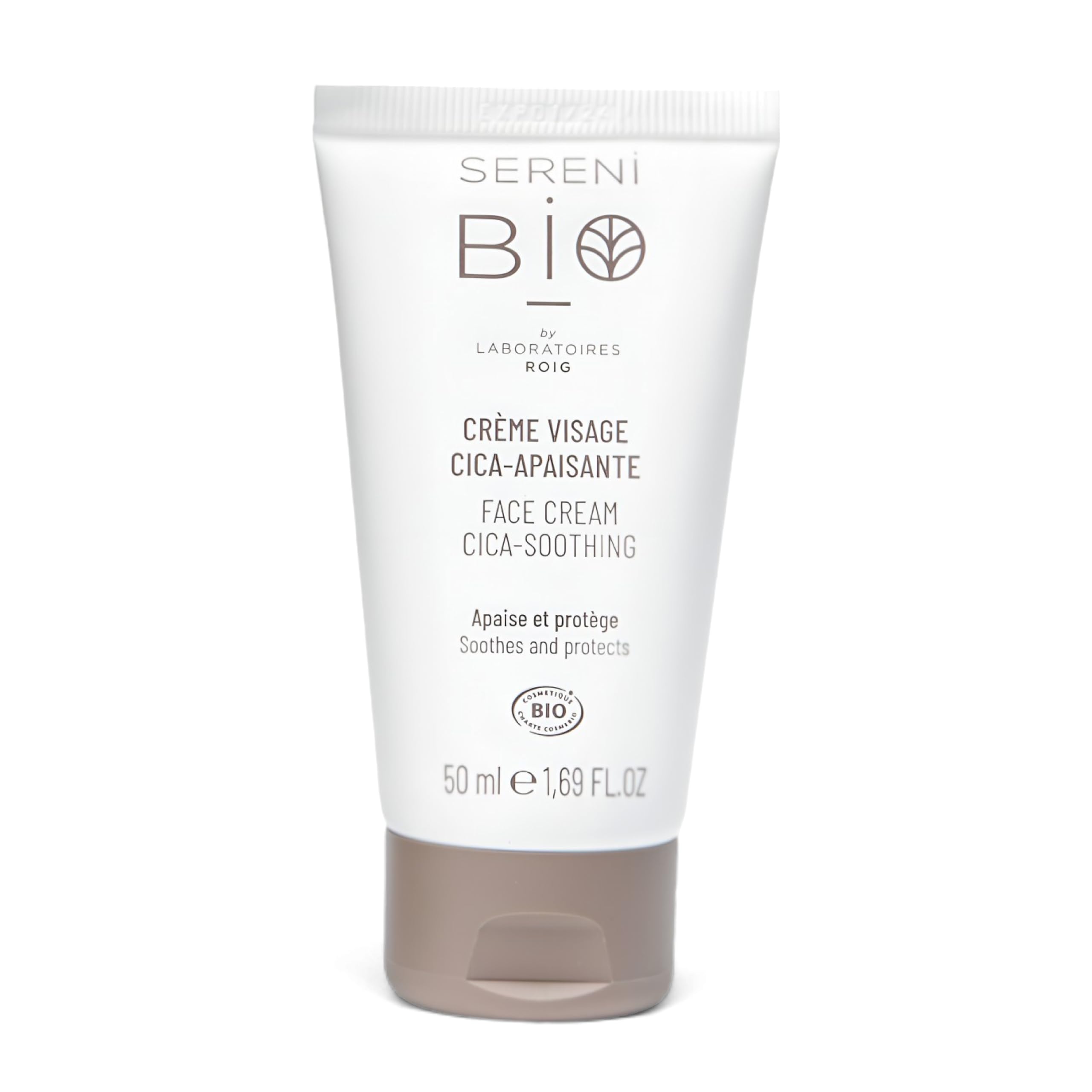 Sérénibio Crema Viso Centella Asiatica - Lenisce, Protegge e Ripristina - Cura Viso Professionale Certificata Bio Vegan e Equosolidale - Crema Idratante per Pelli Ultra Sensibili - 50ml
