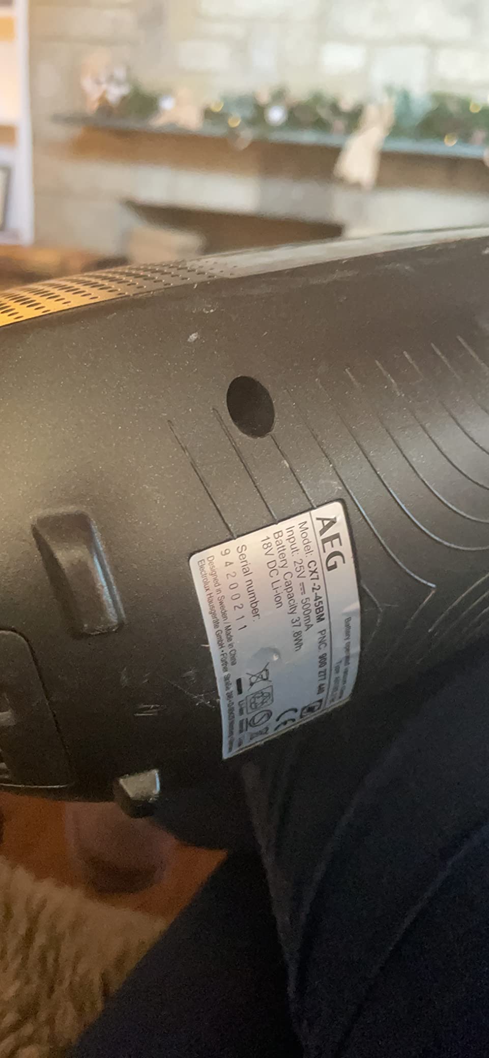 AEG CX7235WR Cordless Stick Vacuum Cleaner Red Amazon.co.uk Home