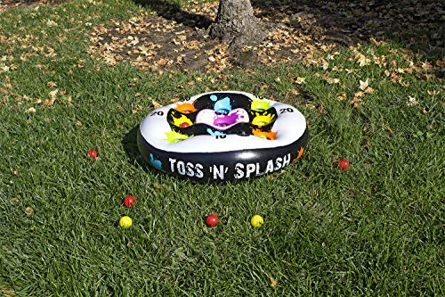 Poolmaster Toss ‘N’ Splash Inflatable Pool Game, Floating Pool Toss Game Set with Balls and Scoring Targets, Pool Party Game for Kids, Teens and Adults, Water and Lawn Play - image 6