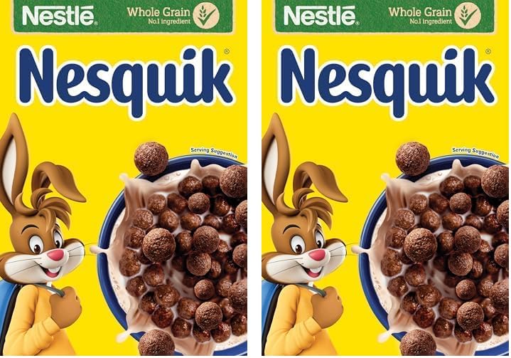Nestl  Nesquik Cereal, 375g Pack of 2