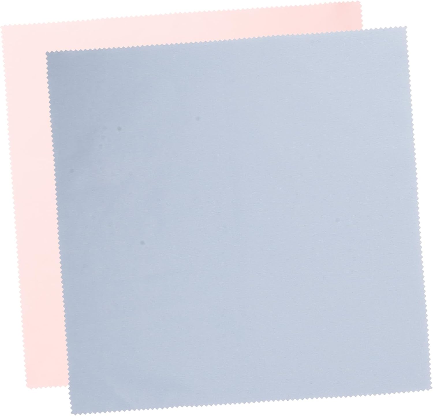 2pcs Double-Sided Suede Wiping Cloth for Jewelry and Silverware Cleaning Fine Soft Polishing Cloths for Smudges and Fingerprints Versatile Use for Watches Glasses