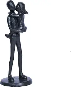 HAFKOIS Presentes de pai de filha estatueta de pai e filha presente de aniversário para pai presentes de aniversário de pai de filha escultura para dia dos pais presentes de aniversário de Natal para