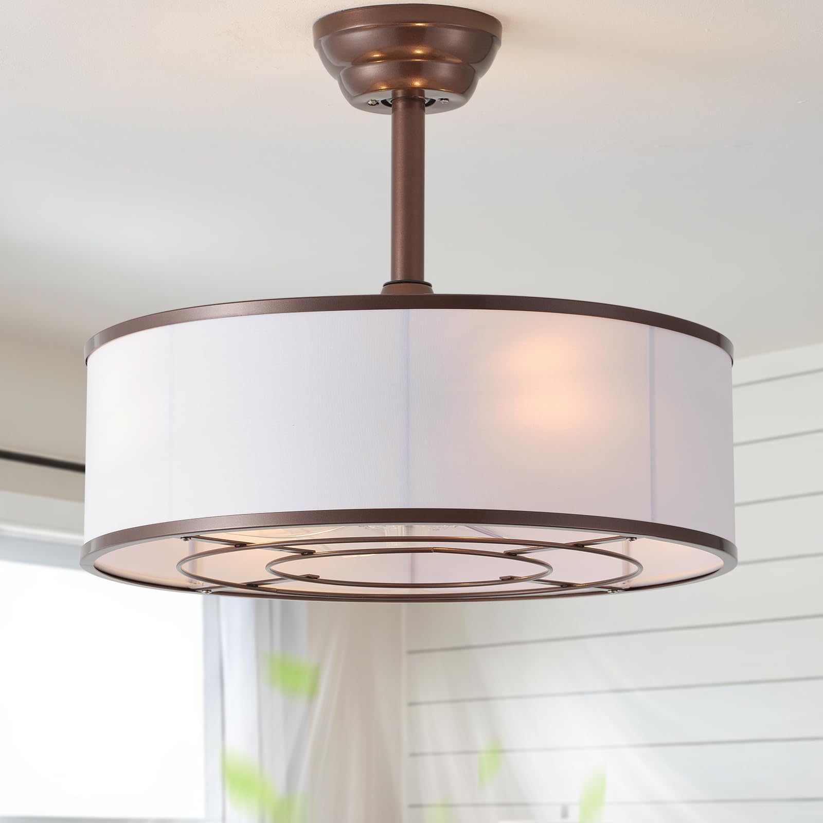 Photo 1 of Seodmhar 20" Fandelier Ceiling Fan with Light