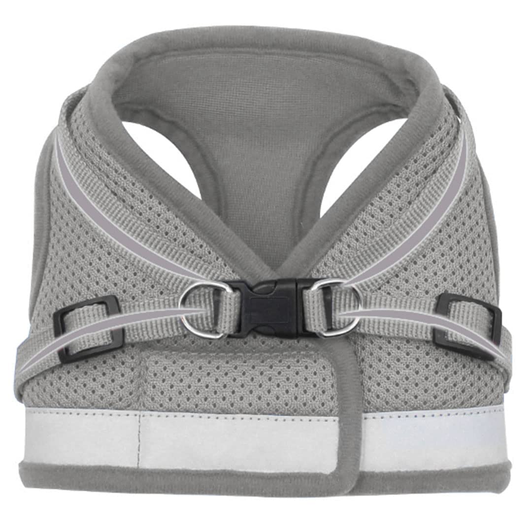 Kuber Industries Dog Harness With Adjustable Leash|Breathable Polyester Mesh Fabric |Large Size|HT-844|Comfortable No-Pull Grip|Quick Release Buckles|Grey (B0CJ5B3X1F) Amazon Price History, Amazon Price Tracker
