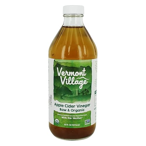 Vermont Village Vinagre de sidra de manzana orgánica, 16 oz