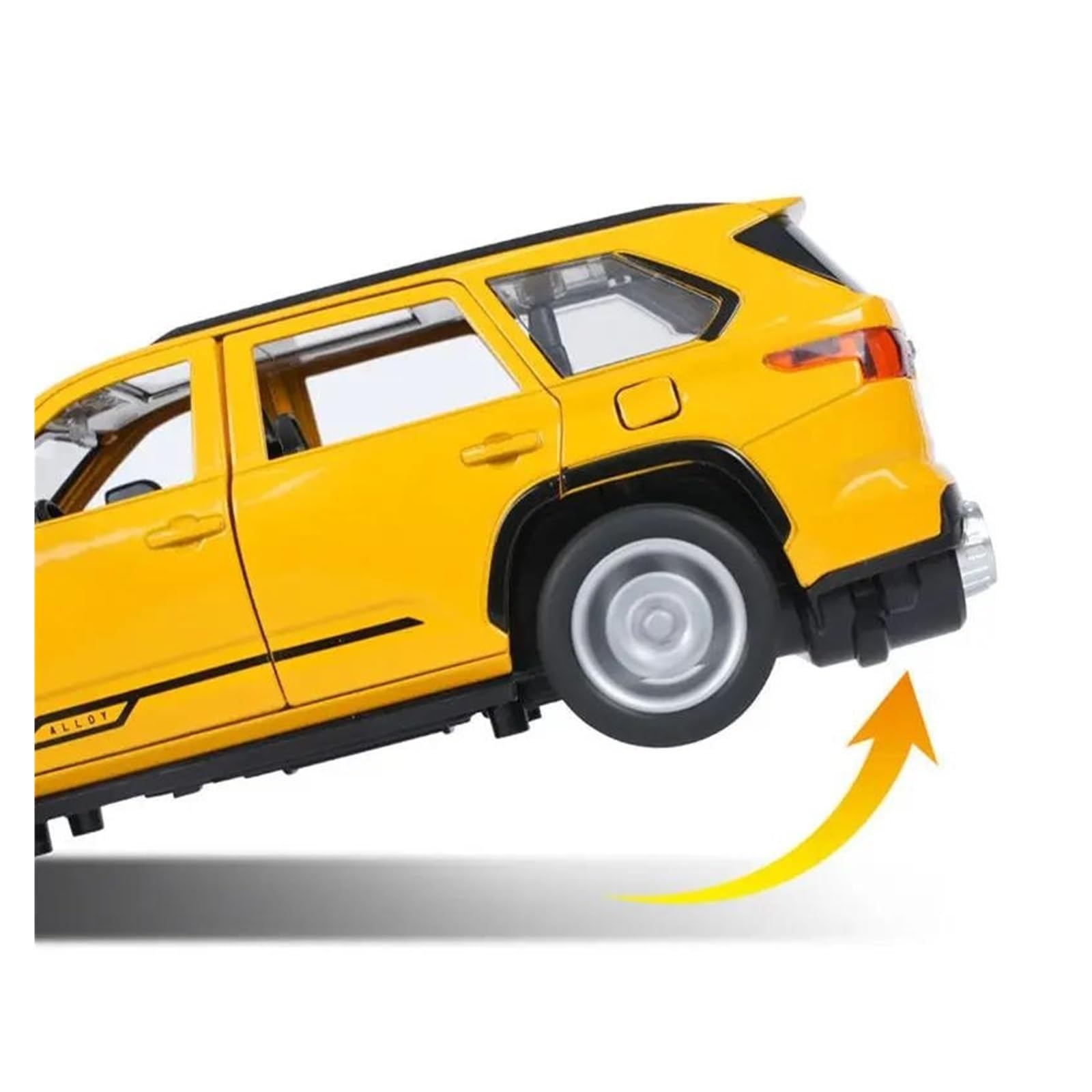Per Toyota Sequoia-SUV 1/24 Modello In Metallo Pressofuso In Lega Serie Di Simulazione Collezione Di Decorazioni(Gray)