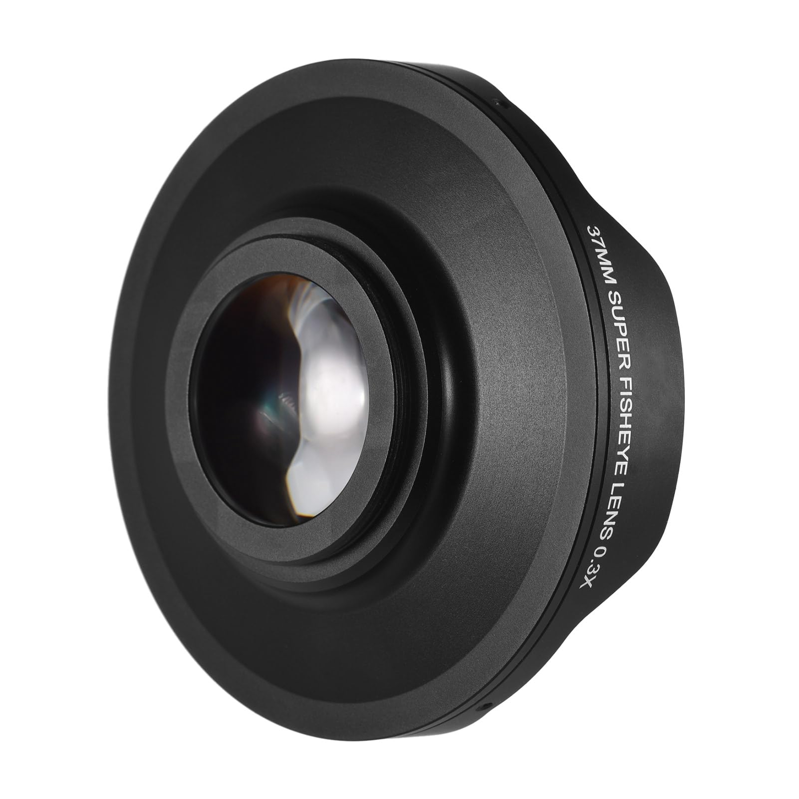 Lente Ojo de Pez Gran Angular 37MM 0.3X para Videocámaras Vista de 180°
