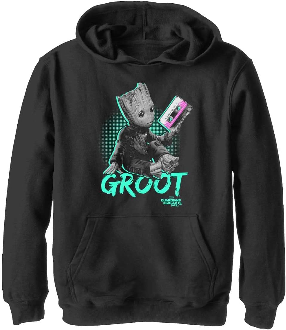 Marvel unisex-child Neon Baby Groot Hoodie