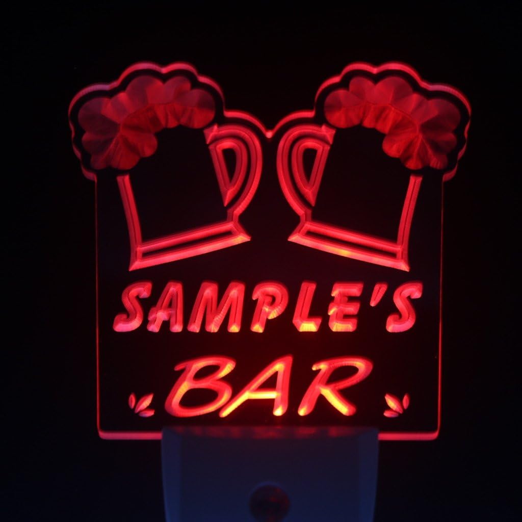 ADVPRO wspv-tm Name Personalized Custom Home Brew Bar Beer Mug Glass Day/Night Sensor LED Sign