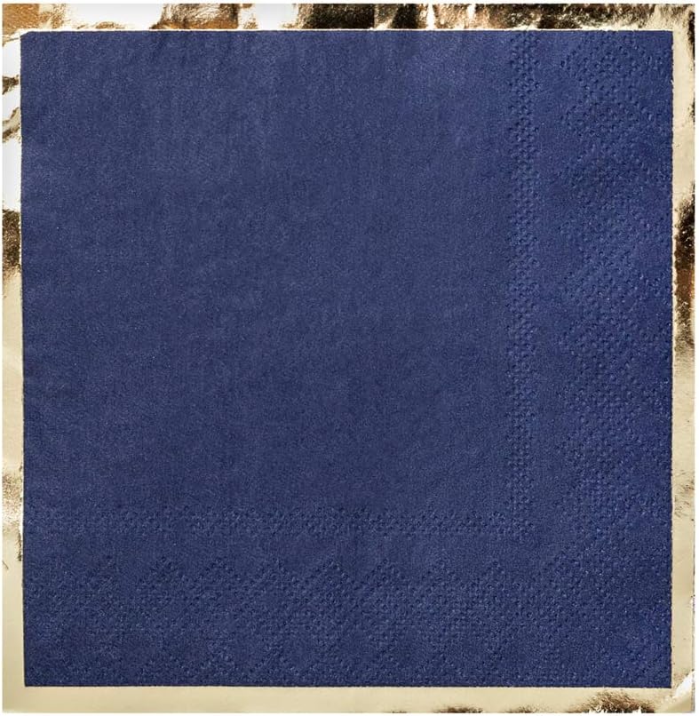 Party Supplies | Posh Cocktail Napkins, Denim Jorts | Great for Fourth of July, Father's Day, Boy Baby Showers and Birthday Decorations | Paper, 20 Pack