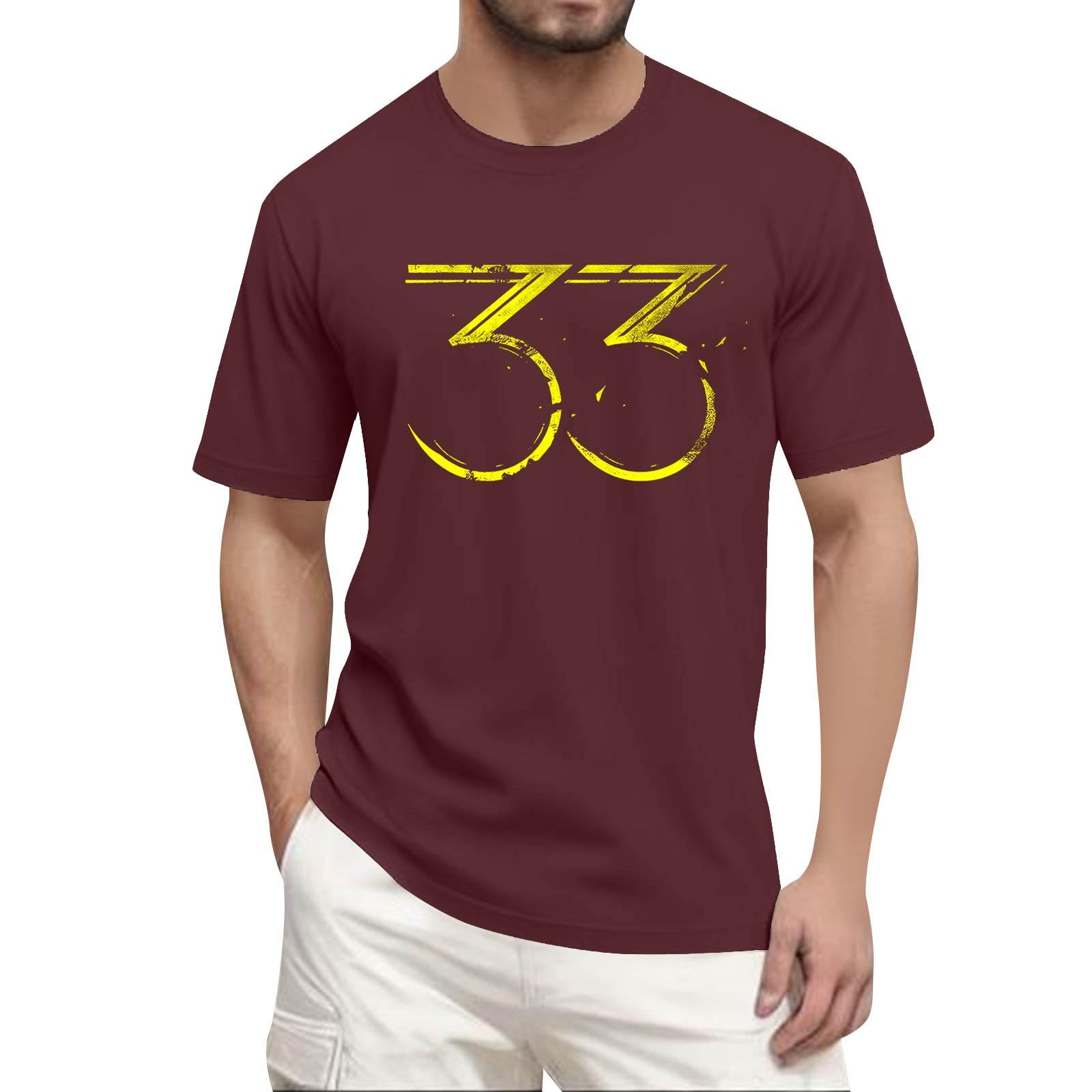 Unisex Expedition 33 Merch Clair Obscur Expedition 33 Game Shirt Printed Short Sleeves Top for Men Game Fans 02-Wine S