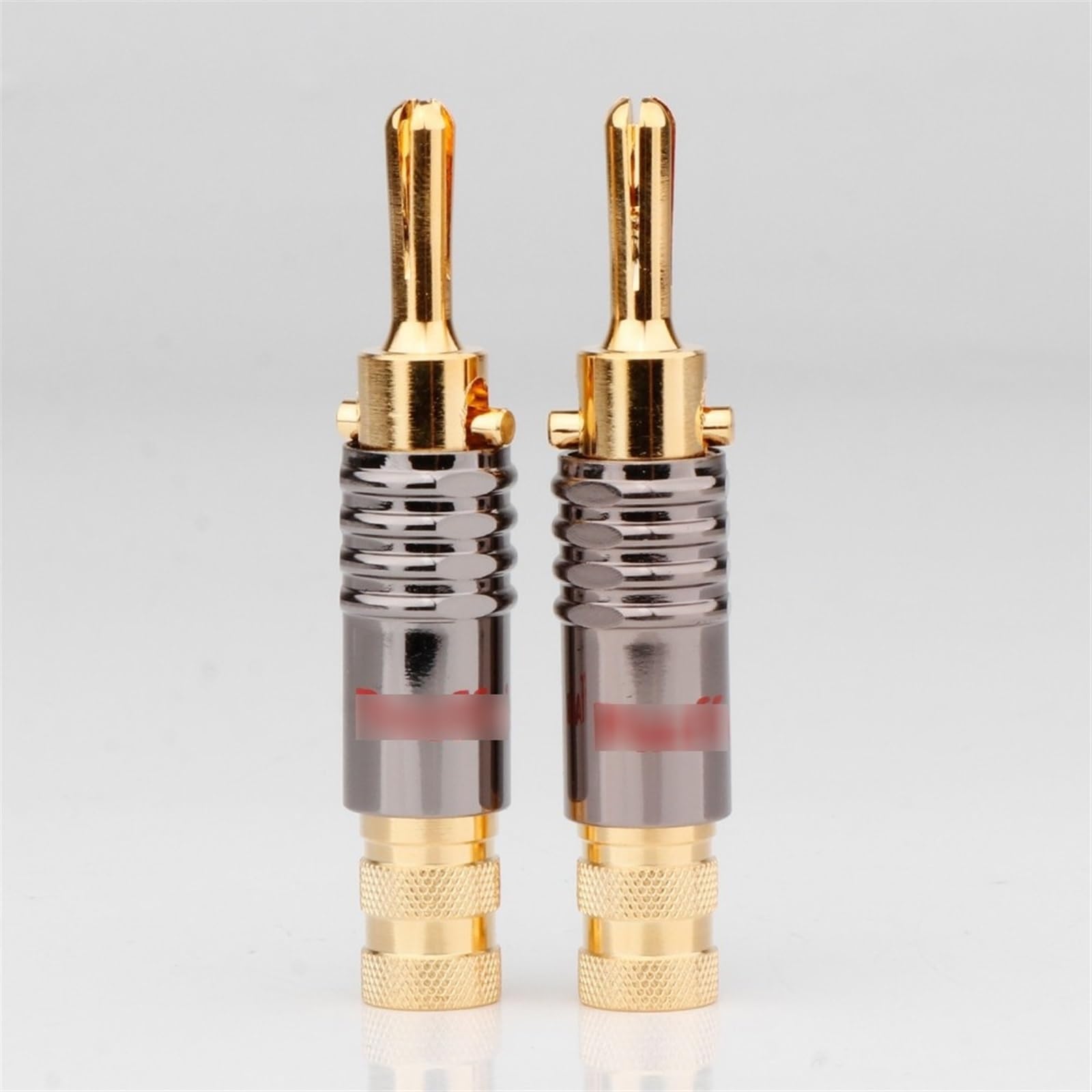 ATOULE Contatti Placcati In Oro Jack A Banana Cavo For Altoparlante Audio Hifi Placcato Oro Spina Maschio