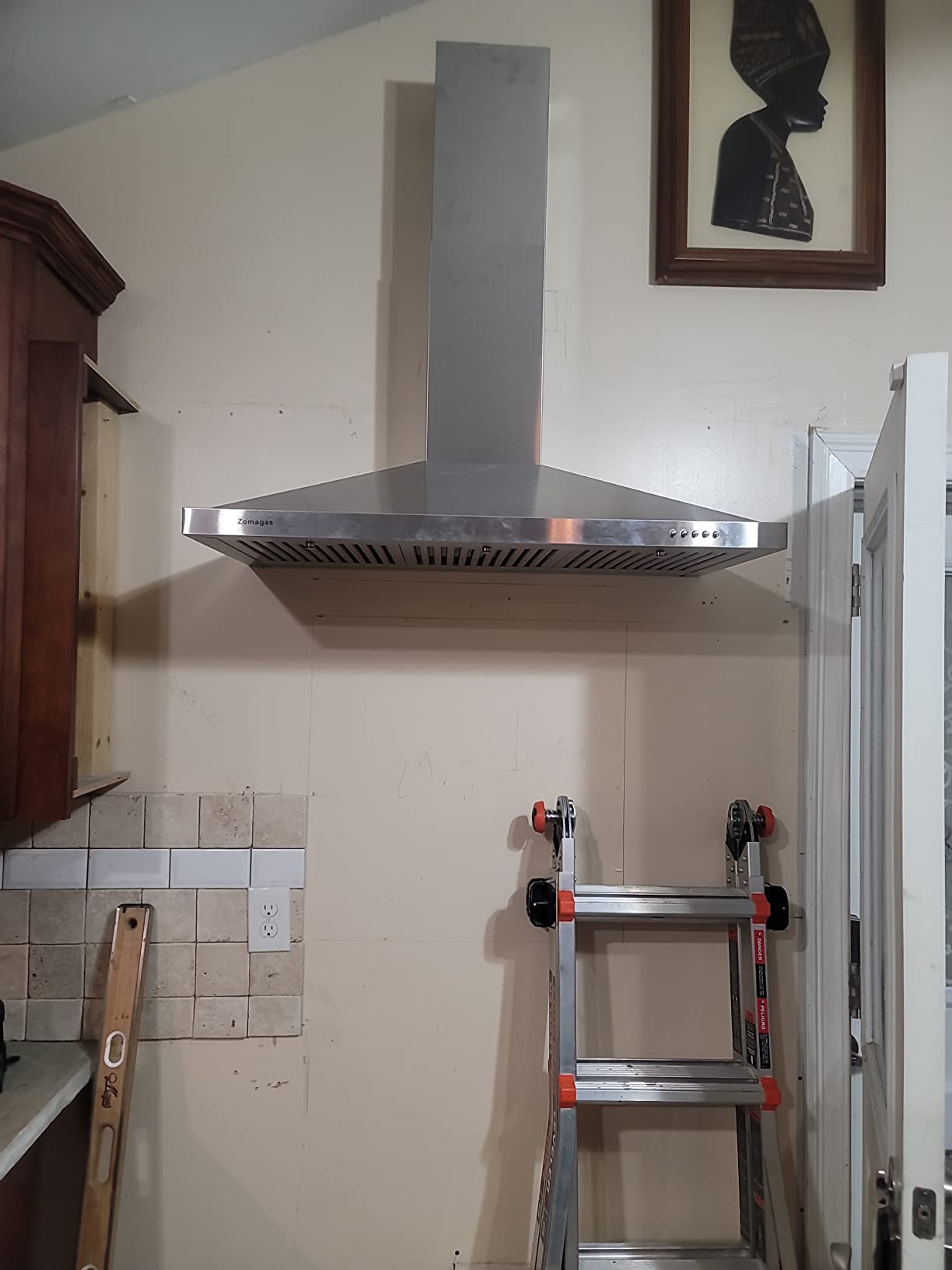 30/mo Finance Range Hood 36 Inch, Wall Mount Vent Hood in Stainless